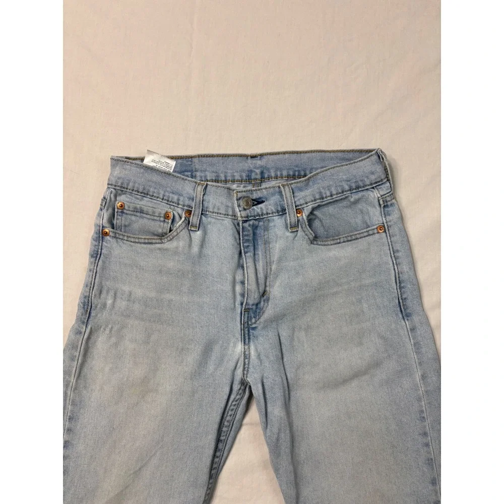 Levis 510 Skinny Fit Jeans Mens 29x32 Light Wash Denim Blue 05510-0875